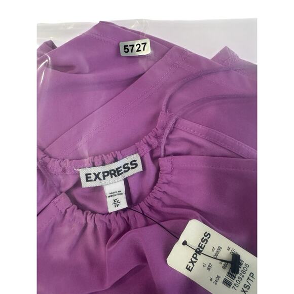 Express Violet Camisole Tank Top Size XS Flowy Boho Violet Oversize NWT #5727 - Picture 12 of 12